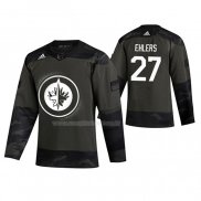 Maglia Hockey Winnipeg Jets Nikolaj Ehlers 2019 Veterans Day Camuffamento