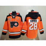 Felpa con Cappuccio Philadelphia Flyers Claude Giroux Arancione