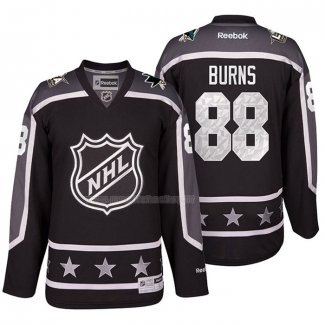 Maglia Hockey 2017 All Star San Jose Sharks Brent Burns Nero