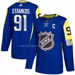 Maglia Hockey 2018 All Star Tampa Bay Lightning Steven Stamkos Atlantic Division Autentico Blu