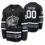Maglia Hockey 2019 All Star Columbus Blue Jackets Personalizzate Nero