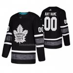Maglia Hockey 2019 All Star Toronto Maple Leafs Personalizzate Nero2