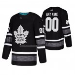 Maglia Hockey 2019 All Star Toronto Maple Leafs Personalizzate Nero2