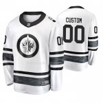 Maglia Hockey 2019 All Star Winnipeg Jets Personalizzate Bianco
