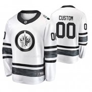 Maglia Hockey 2019 All Star Winnipeg Jets Personalizzate Bianco