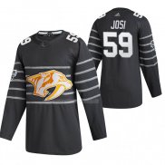Maglia Hockey 2020 All Star Nashville Predators Roman Josi Autentico Gris
