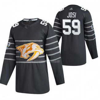 Maglia Hockey 2020 All Star Nashville Predators Roman Josi Autentico Gris