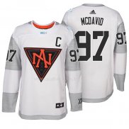 Maglia Hockey America del Norte Connor Mcdavid Premier 2016 World Cup Bianco