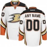 Maglia Hockey Anaheim Ducks Personalizzate Away Bianco
