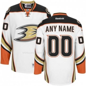 Maglia Hockey Anaheim Ducks Personalizzate Away Bianco