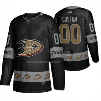 Maglia Hockey Anaheim Ducks Personalizzate Breakaway Nero