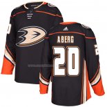 Maglia Hockey Anaheim Ducks Pontus Aberg Home Autentico Nero