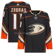 Maglia Hockey Anaheim Ducks Trevor Zegras Home Autentico Pro Primegreen Nero
