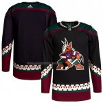 Maglia Hockey Arizona Coyotes Home Autentico Pro Blank Nero