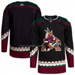 Maglia Hockey Arizona Coyotes Home Autentico Pro Blank Nero