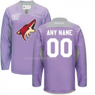 Maglia Hockey Arizona Coyotes Personalizzate Viola