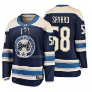 Maglia Hockey Bambino Columbus Blue Jackets David Savard 2019 Alternato Breakaway Blu