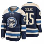 Maglia Hockey Bambino Columbus Blue Jackets Lukas Sedlak 2019 Alternato Breakaway Blu