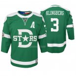 Maglia Hockey Bambino Dallas Stars John Klingberg Replica Giocatore 2020 Winter Classic Verde