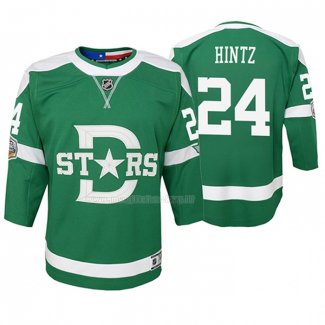 Maglia Hockey Bambino Dallas Stars Roope Hintz Replica Giocatore 2020 Winter Classic Verde