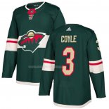 Maglia Hockey Bambino Minnesota Wild Charlie Coyle Home Autentico Verde