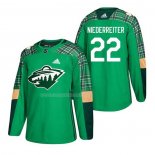 Maglia Hockey Bambino Minnesota Wild Niederreiter 2018 Dia de San Patricio Verde