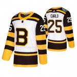 Maglia Hockey Boston Bruins Brandon Carlo 2019 Winter Classic Bianco