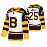 Maglia Hockey Boston Bruins Brandon Carlo 2019 Winter Classic Bianco