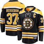 Maglia Hockey Boston Bruins Patrice Bergeron Home Breakaway Nero