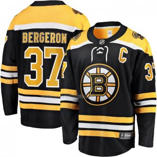 Maglia Hockey Boston Bruins Patrice Bergeron Home Breakaway Nero