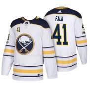 Maglia Hockey Buffalo Sabres Justin Falk 2018 New Season Team Road Bianco