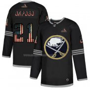 Maglia Hockey Buffalo Sabres Kyle Okposo 2020 USA Flag Nero