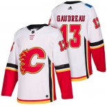Maglia Hockey Calgary Flames Johnny Gaudreau 2018 Bianco