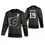 Maglia Hockey Calgary Flames Matthew Tkachuk 2019 Veterans Day Camuffamento