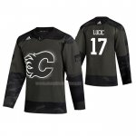 Maglia Hockey Calgary Flames Milan Lucic 2019 Veterans Day Camuffamento
