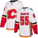 Maglia Hockey Calgary Flames Noah Hanifin Road Autentico Bianco