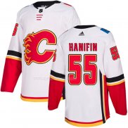Maglia Hockey Calgary Flames Noah Hanifin Road Autentico Bianco