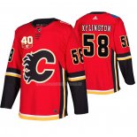 Maglia Hockey Calgary Flames Oliver Kylington Home Autentico Rosso