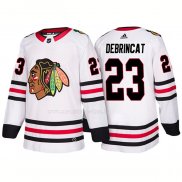 Maglia Hockey Chicago Blackhawks Alex Debrincat 2018 Bianco