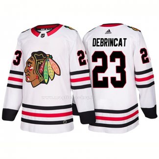 Maglia Hockey Chicago Blackhawks Alex Debrincat 2018 Bianco