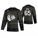 Maglia Hockey Chicago Blackhawks Andrew Shaw 2019 Veterans Day Camuffamento