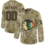 Maglia Hockey Chicago Blackhawks Personalizzate 2019 Camuffamento