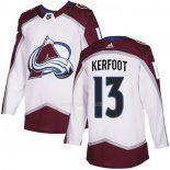 Maglia Hockey Colorado Avalanche Alexander Kerfoot Road Autentico Bianco