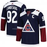 Maglia Hockey Colorado Avalanche Gabriel Landeskog Alternato Primegreen Autentico Pro Blu