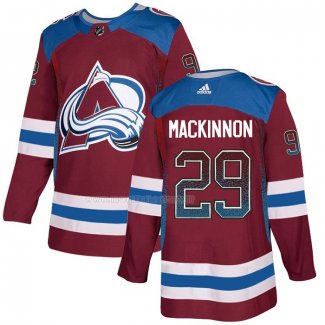 Maglia Hockey Colorado Avalanche Nathan Mackinnon Drift Fashion Rosso