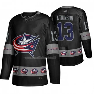 Maglia Hockey Columbus Blue Jackets Cam Atkinson Breakaway Nero