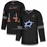 Maglia Hockey Dallas Stars Benn 2020 USA Flag Nero