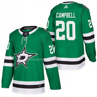 Maglia Hockey Dallas Stars Brian Campbell Autentico Home 2018 Verde