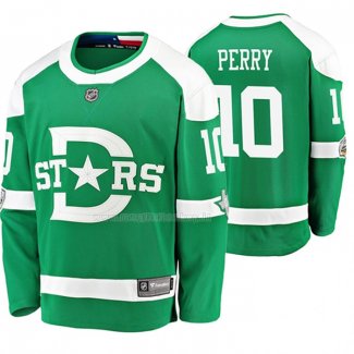Maglia Hockey Dallas Stars Corey Perry Breakaway Giocatore 2020 Winter Classic Verde