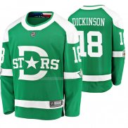 Maglia Hockey Dallas Stars Jason Dickinson Breakaway Giocatore 2020 Winter Classic Verde